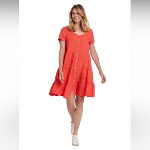 NWT women’s linen babydoll dress